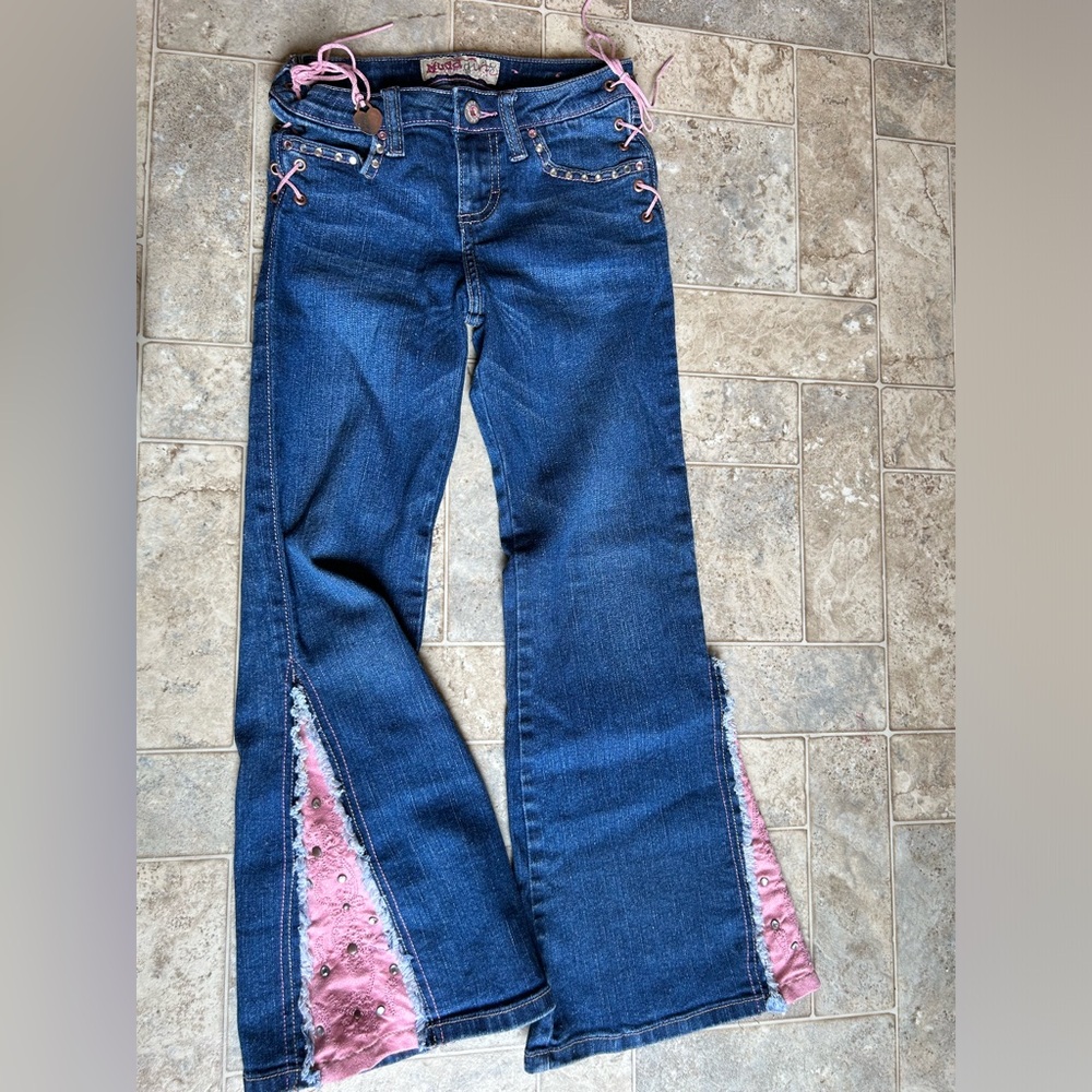 Flares girls jeans size 8